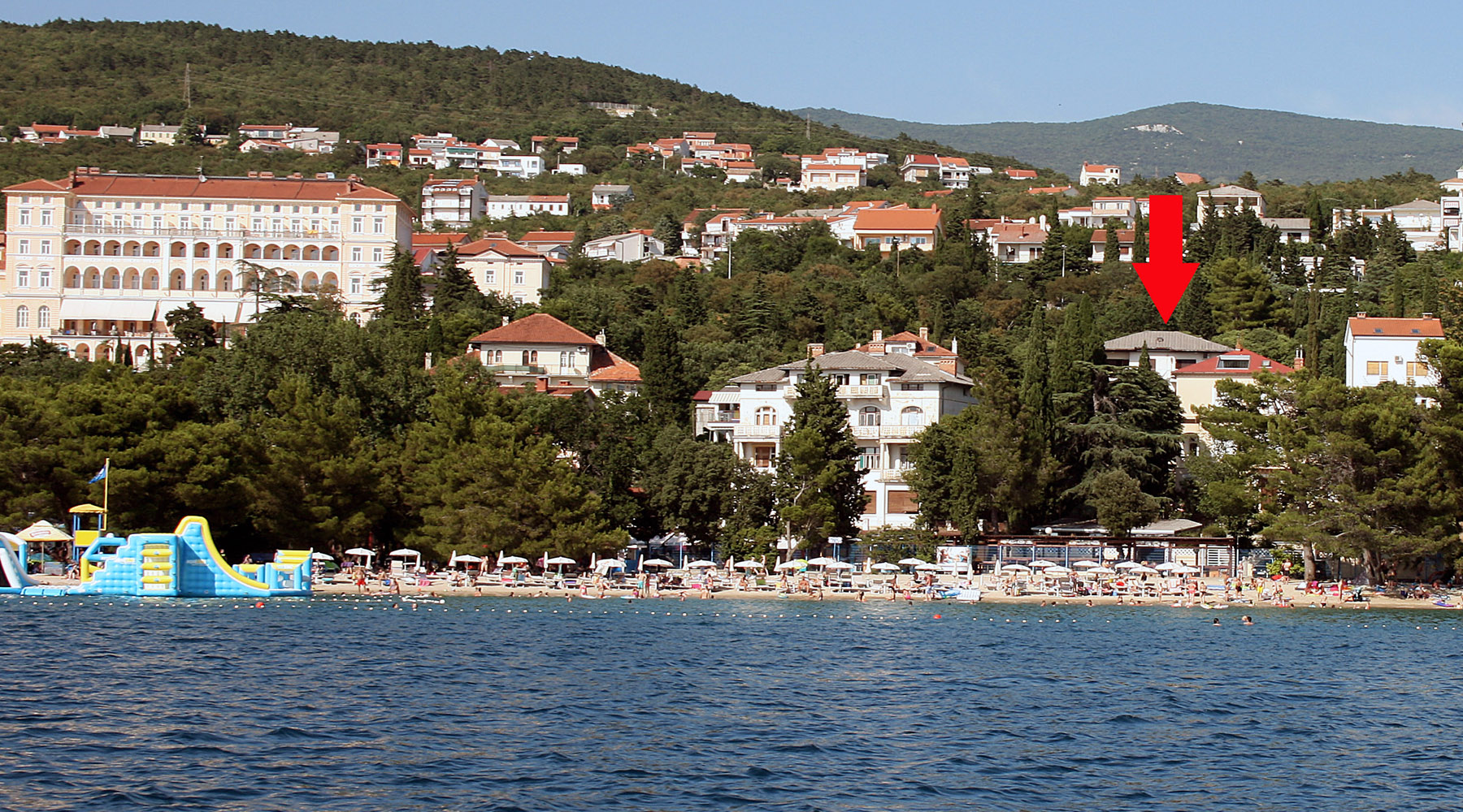 Villa Agape and the Mediterranean setting